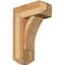 Ekena Millwork Thorton Craftsman Rough Sawn Bracket w/ Offset Brace, Western Red Cedar, 8"W x 18"D x 26"H BKT0806X18X26THR04RWR - alternate 1